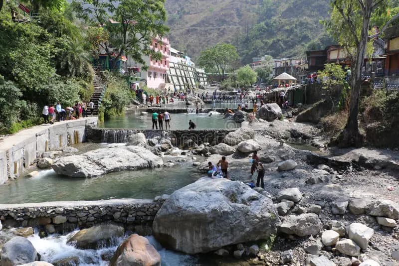 Sahastradhara waterfalls and natural springs